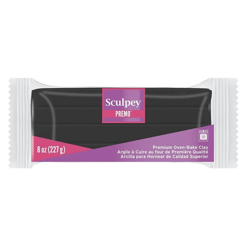 Premo Sculpey Polymer Clay 8oz Black-0