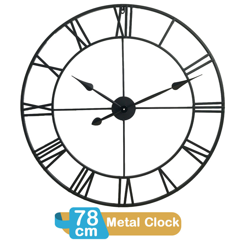 78CM Roman Metal Clock image 0