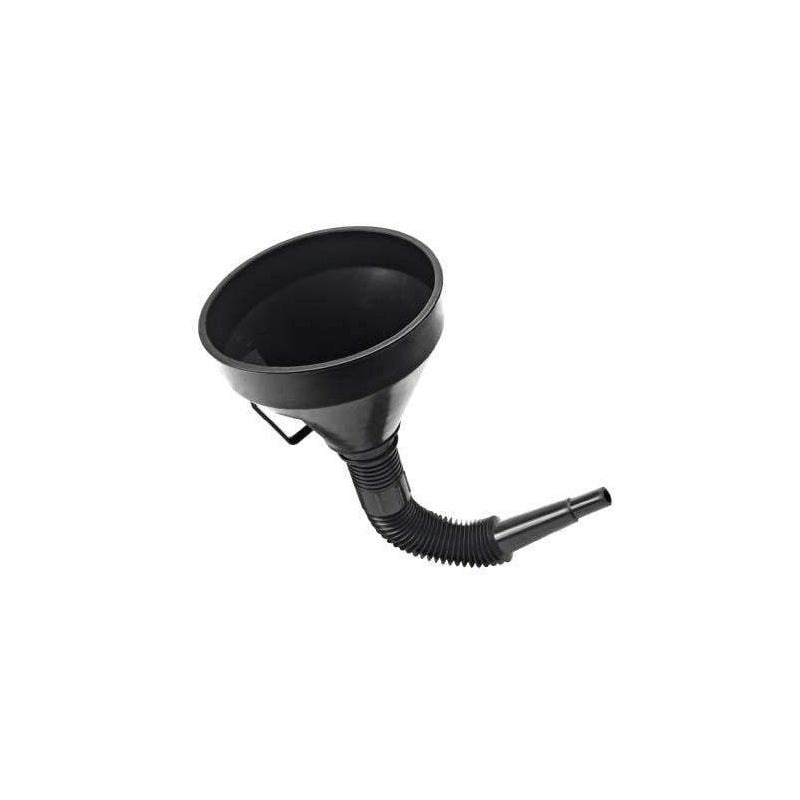 Oil Funnel with Flexible Neck Black, Detachable Large Funnel for Petrol and Diesel image 0