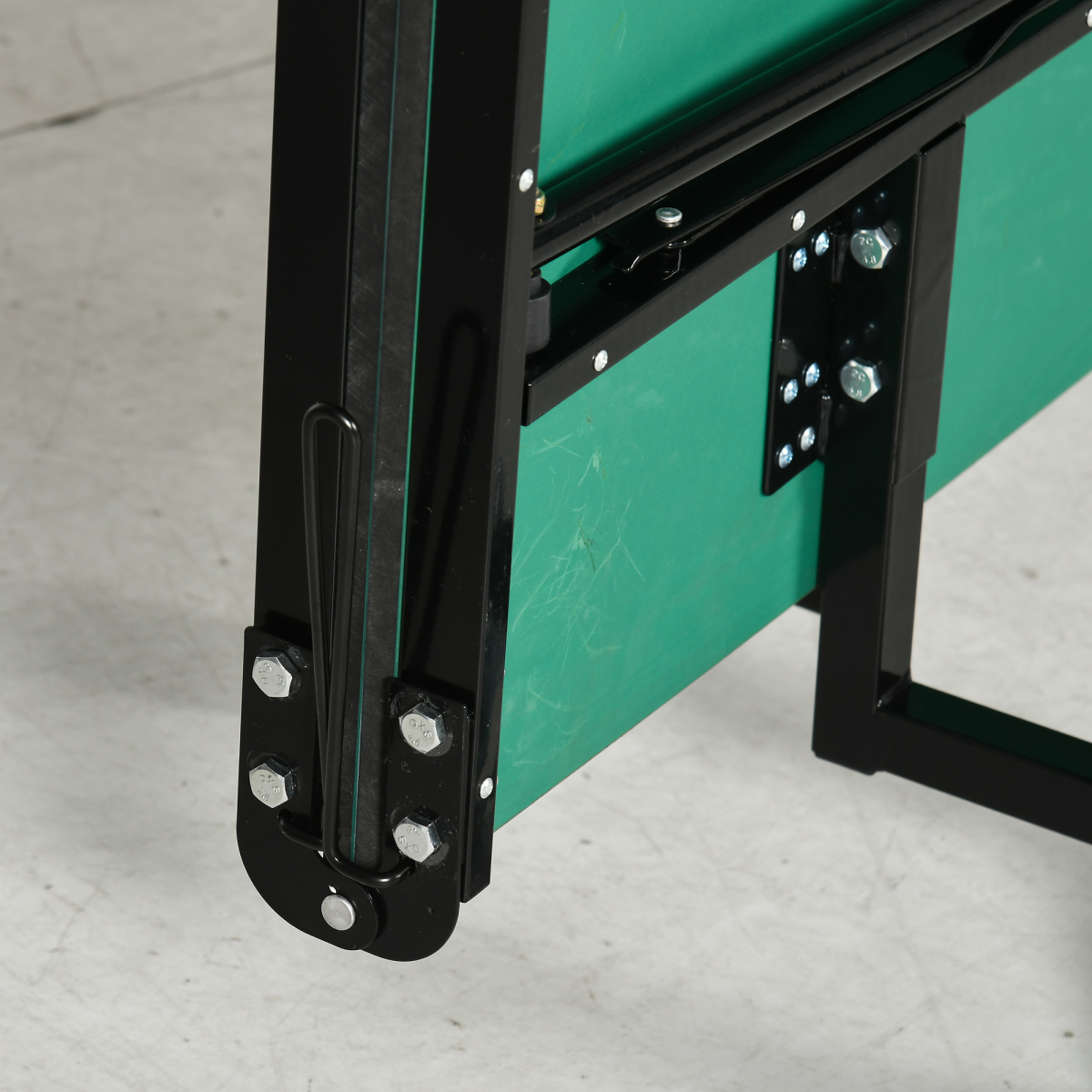 9FT Folding Table Tennis Table with 8 Wheels, for Indoors, Outdoors