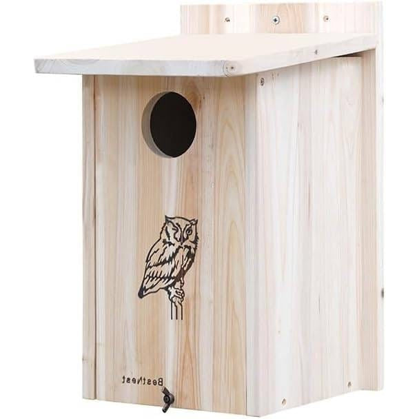Sturdy Wood Bird House for Owls and Kestrels-2
