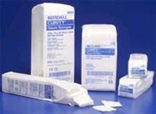 Curity Gauze Sponge Non-Sterile 4 x 4  8 Ply Bx/20-0