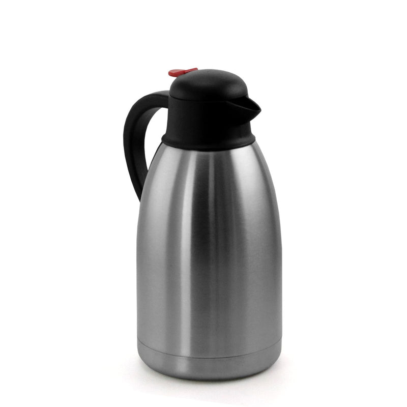 MegaChef 2.11 Quart Stainless Steel Thermal Beverage Carafe for Coffee and Tea-0
