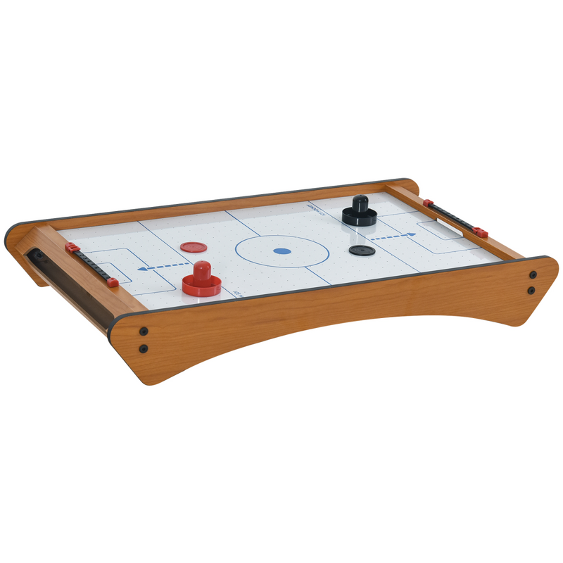 Mini Air Hockey Tabletop Game with 2 Pucks Pushers Fan Scoreboard
