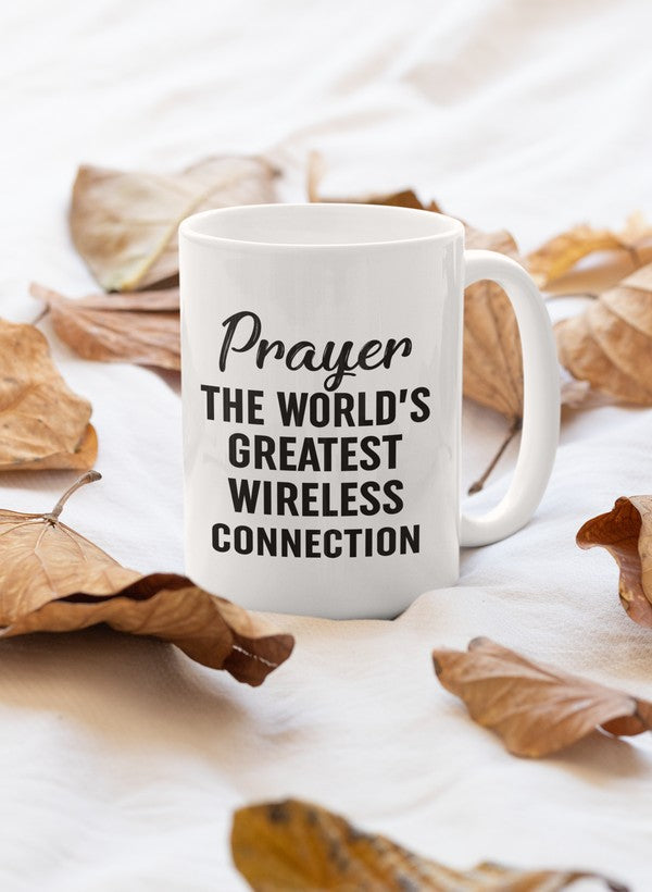 Prayer The World's Greatest Wireless Connection Mug-0
